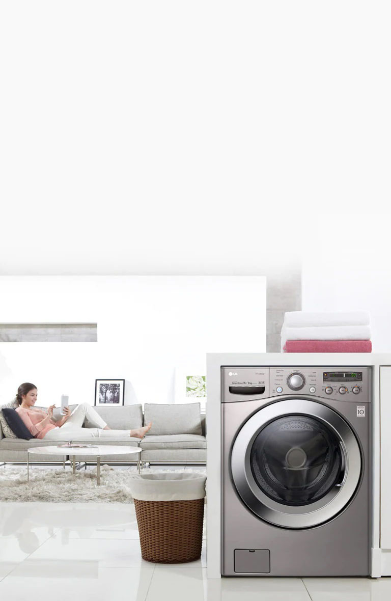 Front Load Washing Machines with LG ThinQ LG Nepal